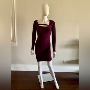 NWOT Marciano Kamille Bandage Dress in Sugar Plum Jewel